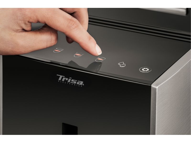 Trisa Crema One Touch Schwarz/Silber
