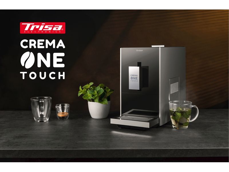 Trisa Crema One Touch Schwarz/Silber