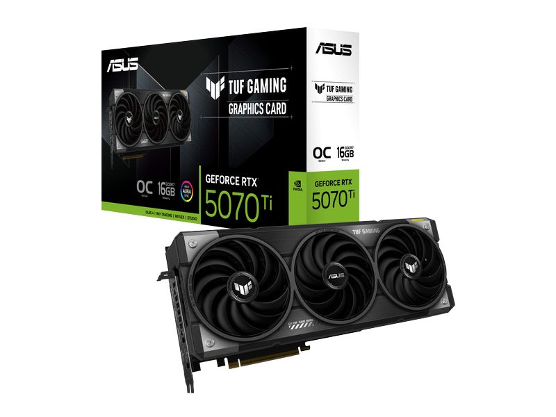 ASUS Grafikkarte TUF Gaming GeForce RTX 5070 Ti 16 GB OC Edition