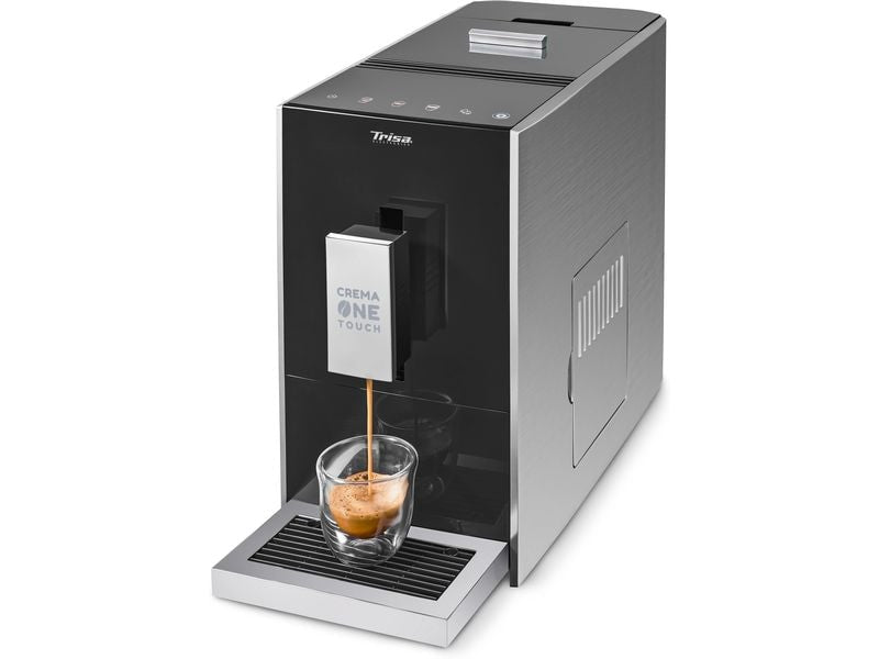 Trisa Crema One Touch Schwarz/Silber