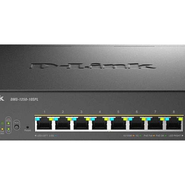 D-Link PoE Switch DMS-1250-10SPL 10 Port