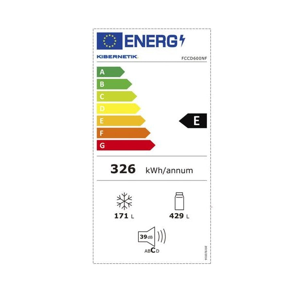 Kibernetik Foodcenter FCCCD600NF - Schwarz