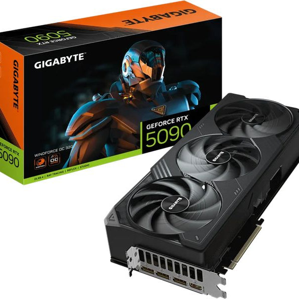 Gigabyte Grafikkarte GeForce RTX 5090 WINDFORCE OC 32 GB