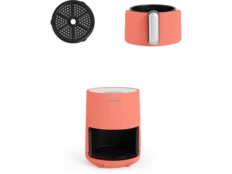 Create Heissluft-Fritteuse Air Fryer Terrakotta 1.5 l