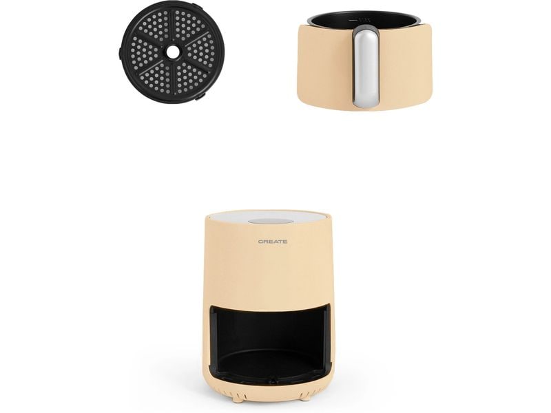 Create Heissluft-Fritteuse Air Fryer Sand 1.5 l