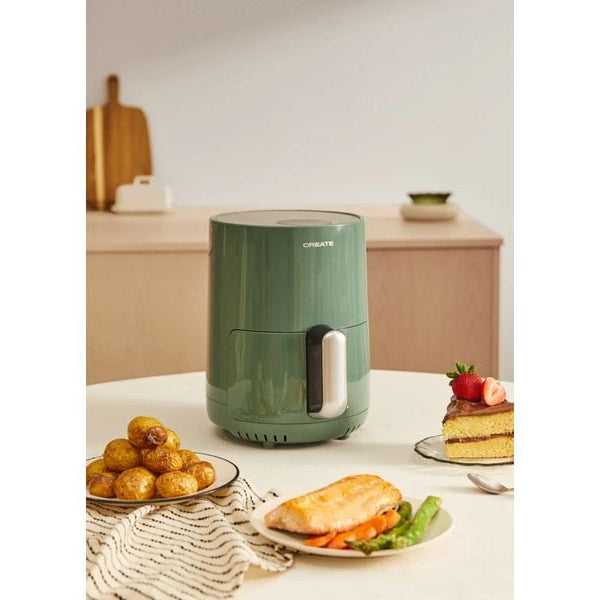 Create Heissluft-Fritteuse Air Fryer Salbeigrün 1.5 l