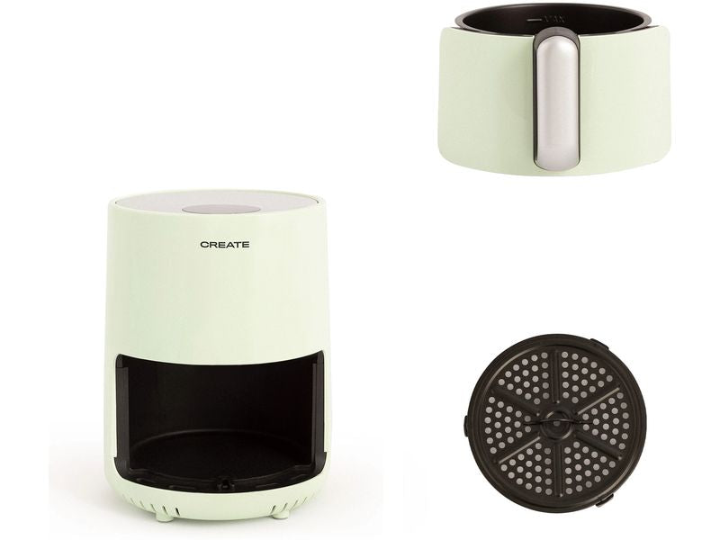 Create Fritteuse Air Fryer Pastelgrün 1.5 l