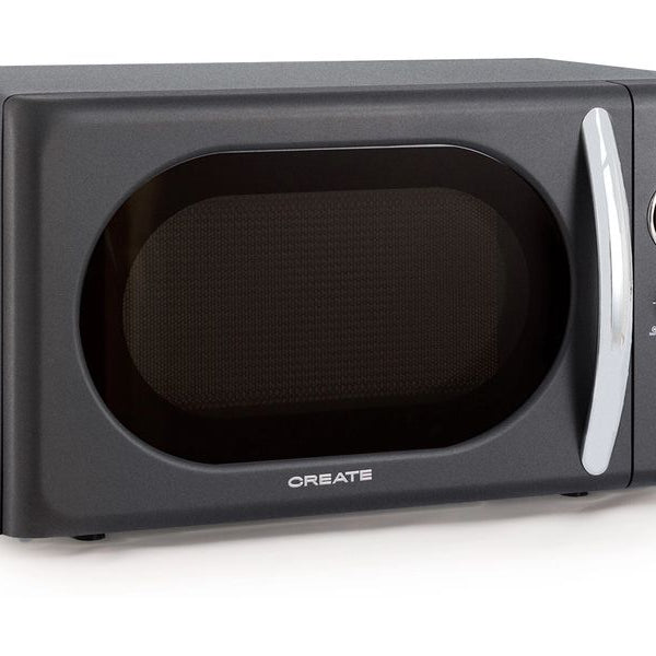 Create Mikrowelle Retro Schwarz
