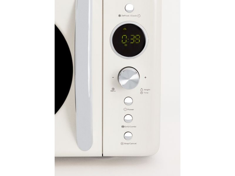 Create Mikrowelle Retro Wollweiss