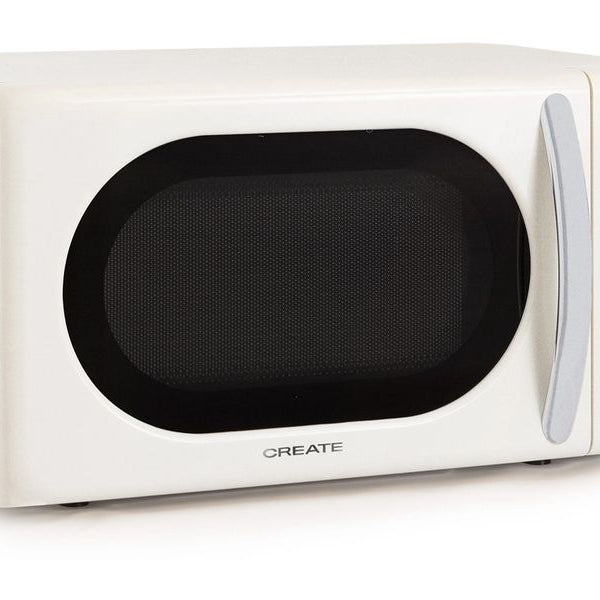 Create Mikrowelle Retro Wollweiss