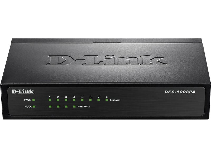 D-Link PoE Switch DES-1008PA 8 Port