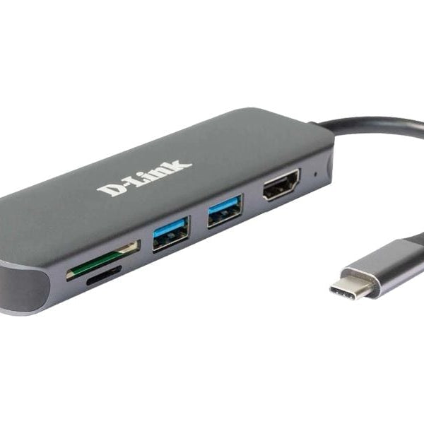D-Link DUB-2327 USB-C Hub USB Typ-A/USB Typ-C