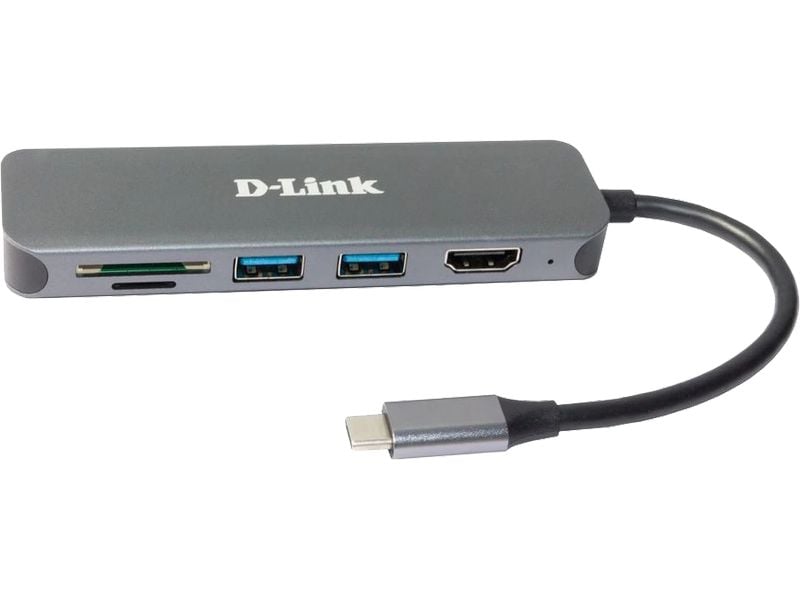 D-Link DUB-2327 USB-C Hub USB Typ-A/USB Typ-C