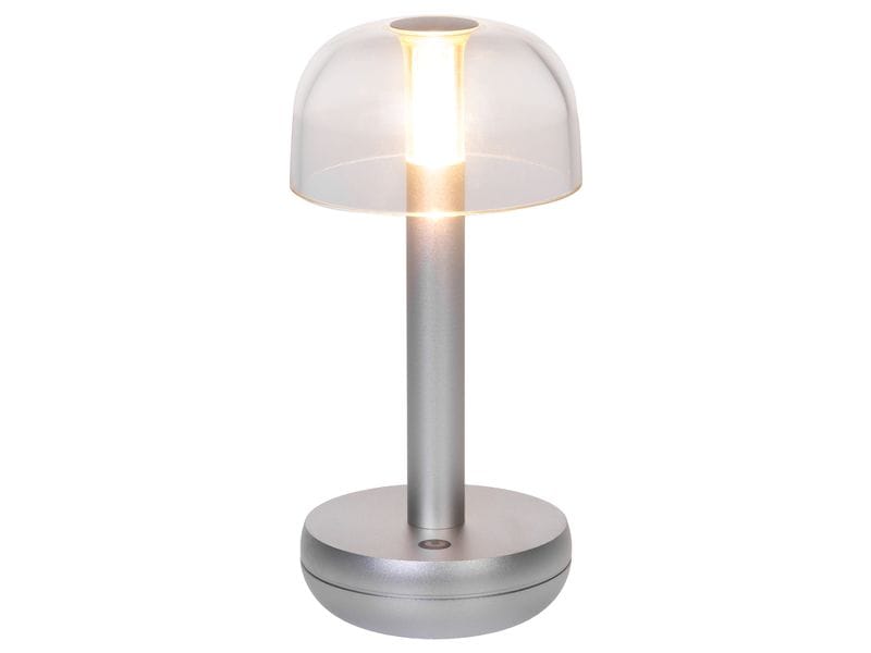 COCON USB-Tischleuchte Pilz, Silber