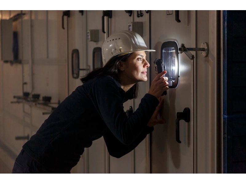 Brennenstuhl Akku-Lampe HL 1000 ACW Li-Ion-Akku, 1000 lm+380 lm, IP54