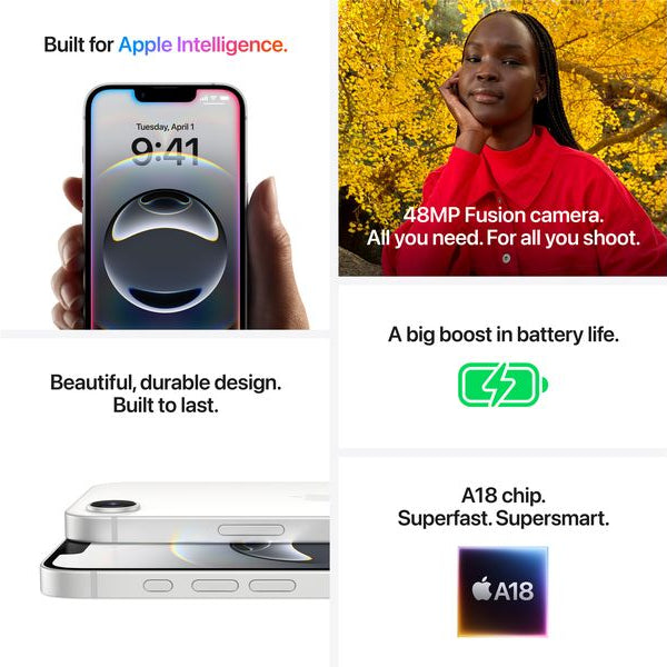 Apple iPhone 16e 256 GB Weiss