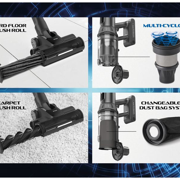 Trisa Akku-Hand- und Stielsauger Quick Clean Professional T2142