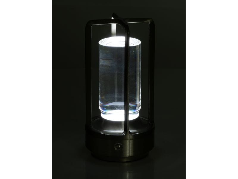 COCON USB-Tischleuchte Laterne, Silber