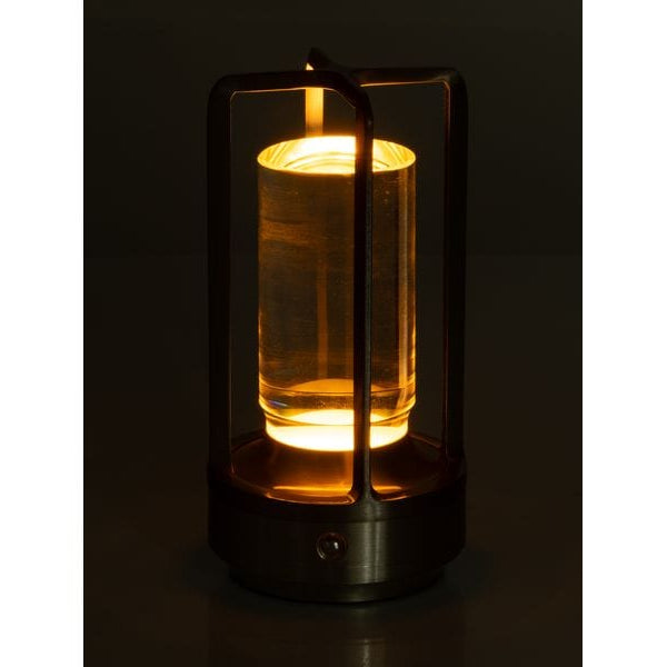 COCON USB-Tischleuchte Laterne, Silber