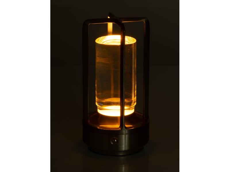 COCON USB-Tischleuchte Laterne, Silber