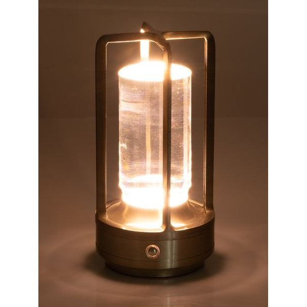 COCON USB-Tischleuchte Laterne, Silber