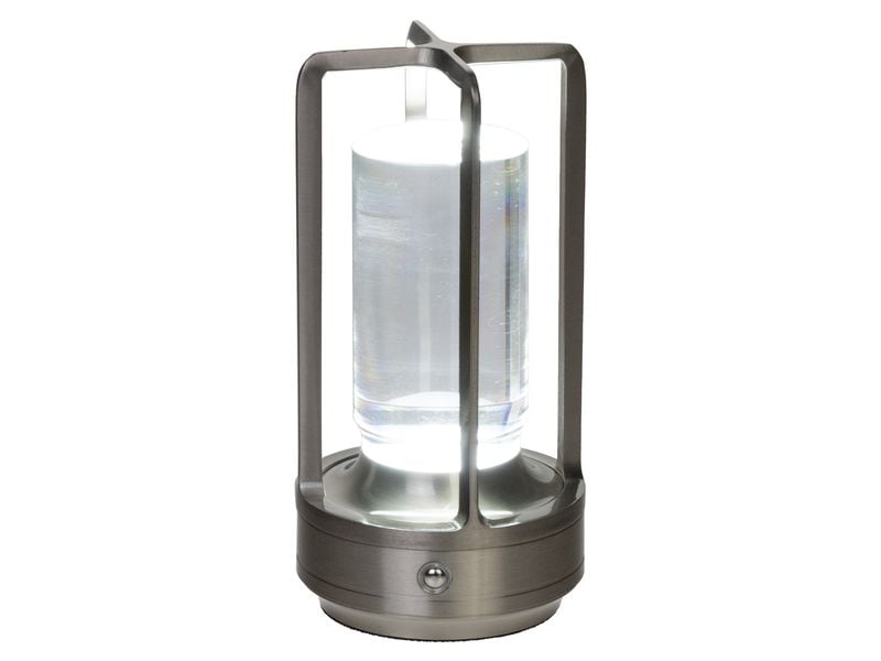 COCON USB-Tischleuchte Laterne, Silber