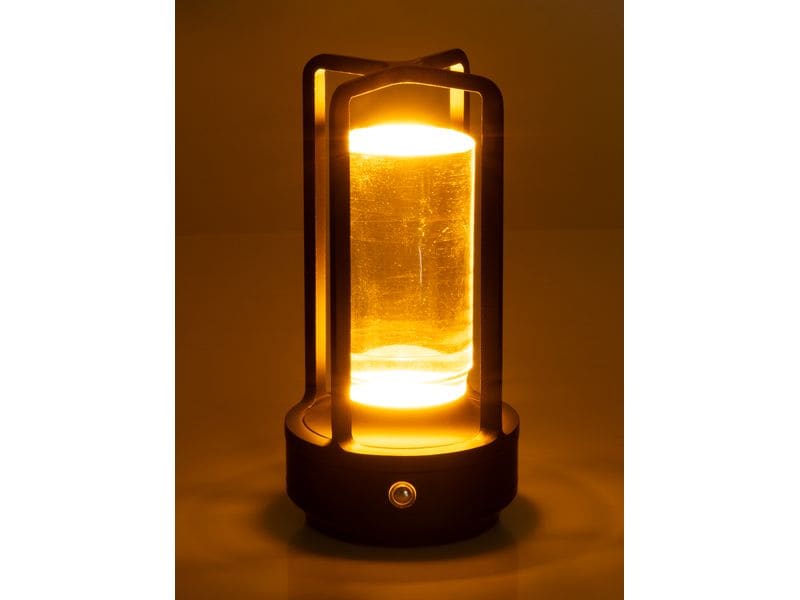 COCON USB-Tischleuchte Laterne, Schwarz