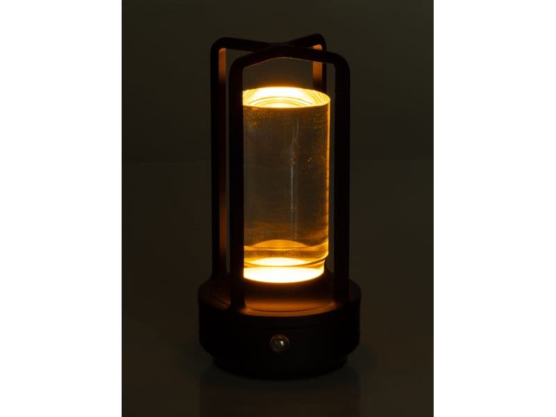 COCON USB-Tischleuchte Laterne, Schwarz