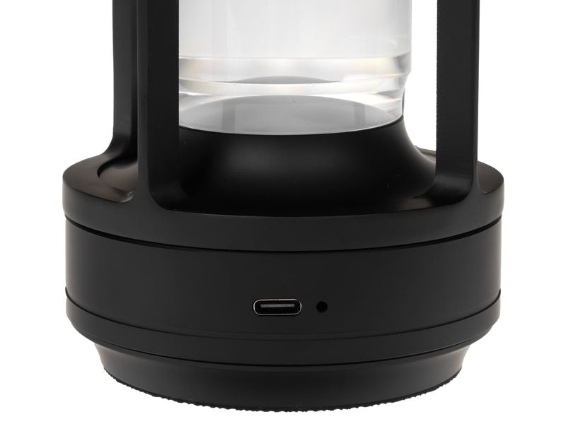 COCON USB-Tischleuchte Laterne, Schwarz