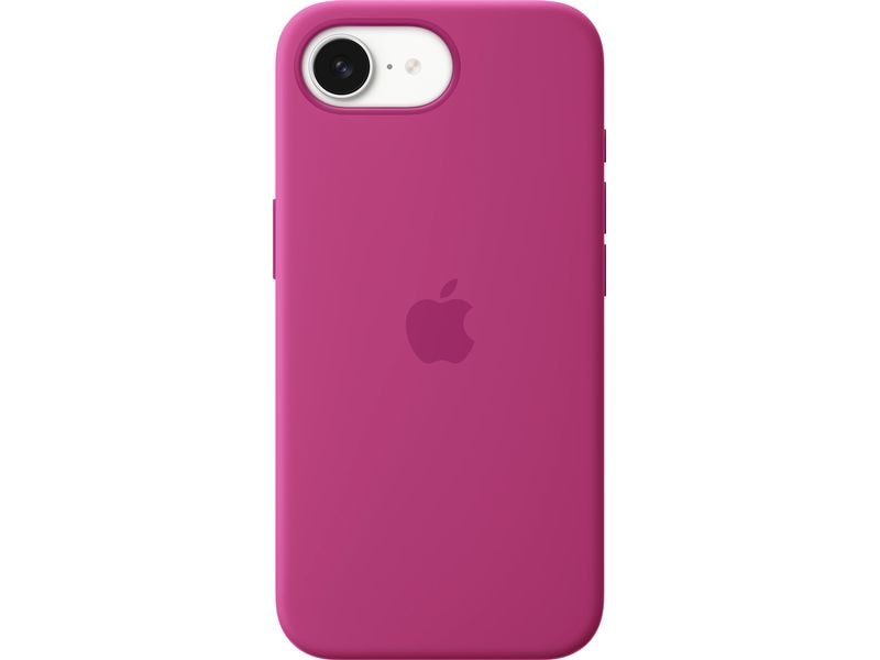 Apple Silicone Case mit MagSafe iPhone 16e Fuchsia