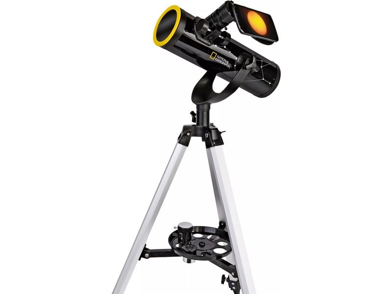 National Geographic Teleskop mit Sonnenfilter 76/350