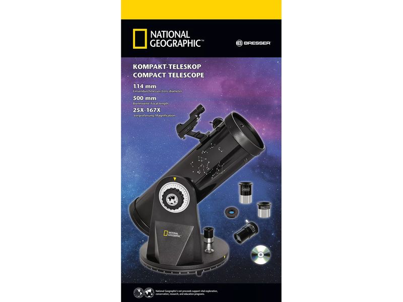 National Geographic Kompakt-Teleskop 114/500