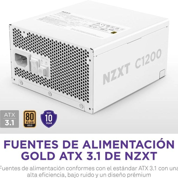 NZXT Netzteil C1200 Gold 1200 W, Weiss