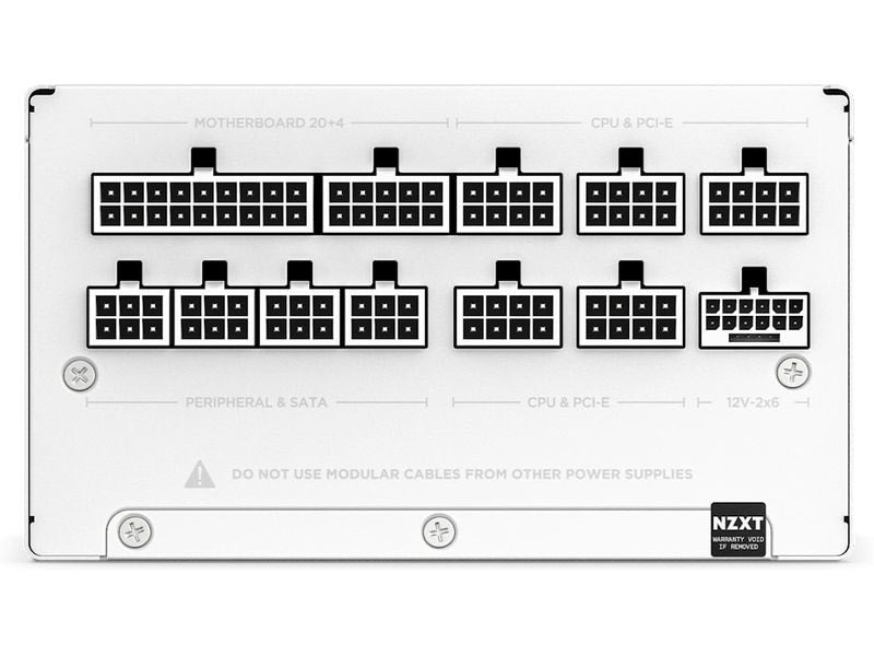NZXT Netzteil C1200 Gold 1200 W, Weiss
