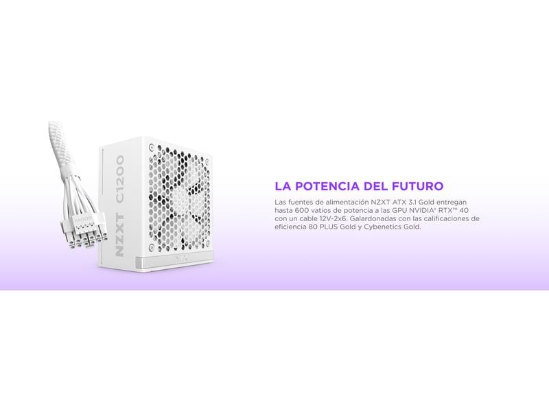 NZXT Netzteil C1000 Gold 1000 W, Weiss