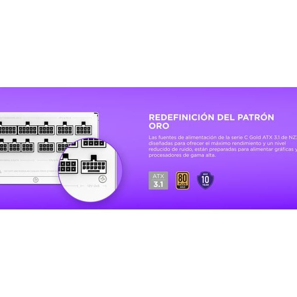NZXT Netzteil C1000 Gold 1000 W, Weiss