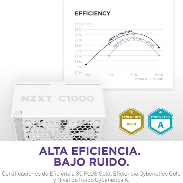 NZXT Netzteil C1000 Gold 1000 W, Weiss