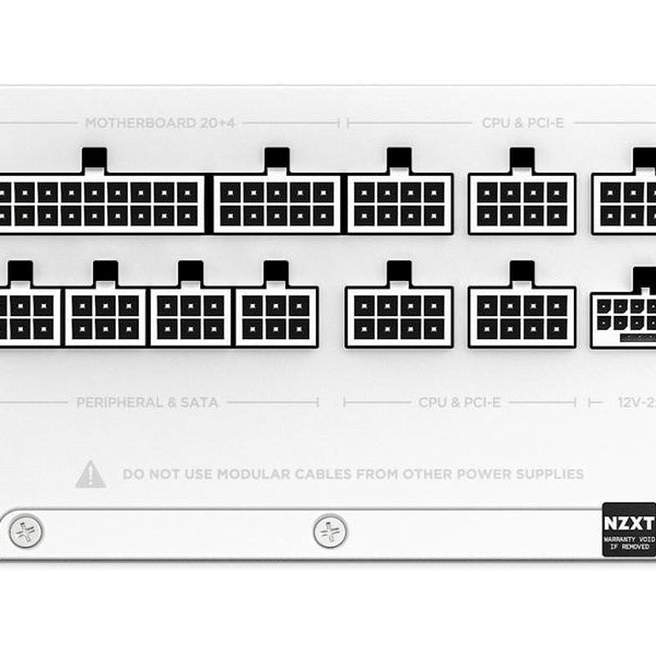 NZXT Netzteil C850 Gold 850 W, Weiss