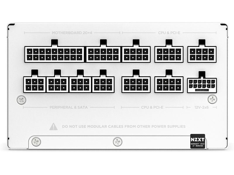 NZXT Netzteil C850 Gold 850 W, Weiss