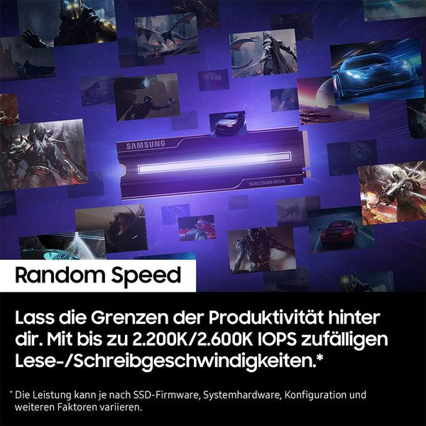 Samsung SSD 9100 PRO Heatsink M.2 2280 NVMe 2000 GB