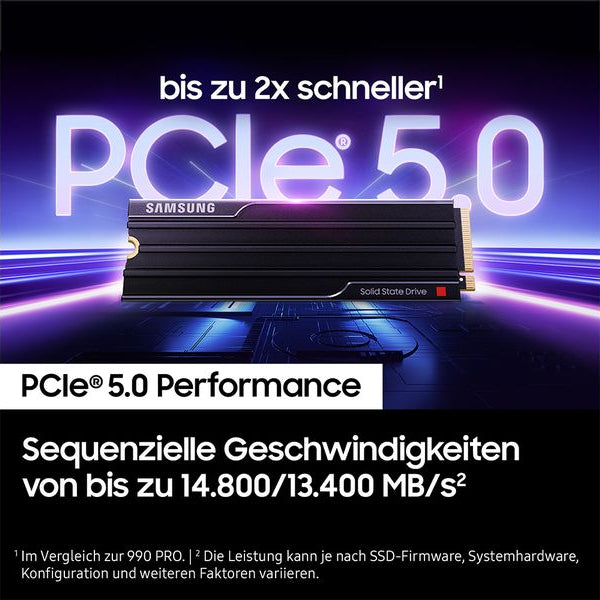 Samsung SSD 9100 PRO Heatsink M.2 2280 NVMe 4000 GB