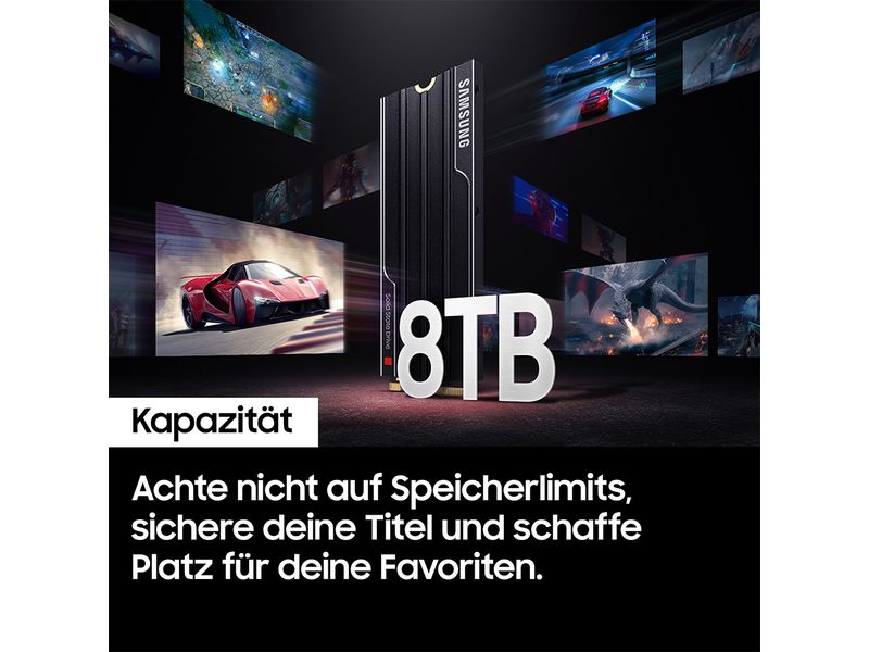 Samsung SSD 9100 PRO Heatsink M.2 2280 NVMe 2000 GB