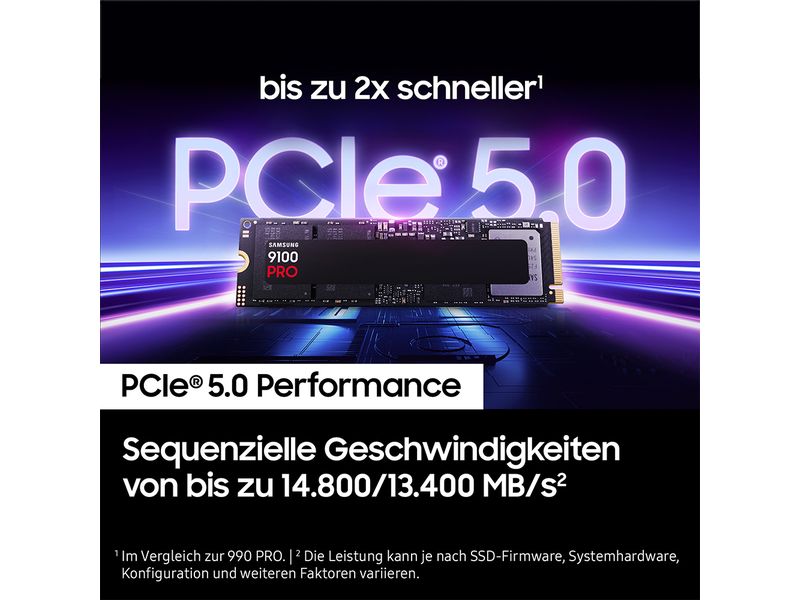 Samsung SSD 9100 PRO M.2 2280 NVMe 2000 GB