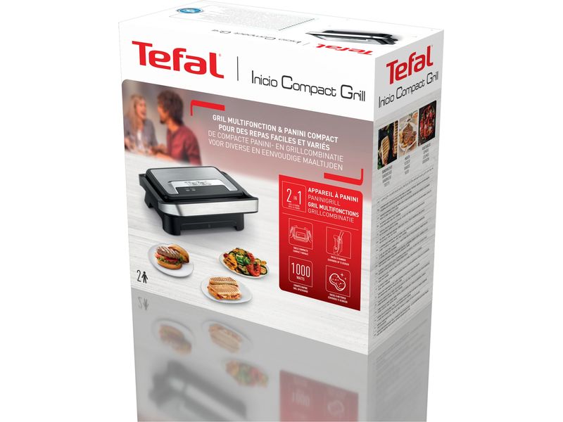 Tefal Kontaktgrill Inicio Compact GC270D 1000 W