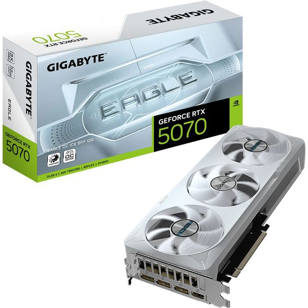 Gigabyte Grafikkarte GeForce RTX 5070 EAGLE OC ICE SFF 12 GB