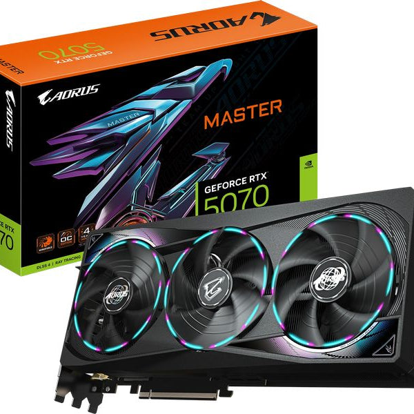 Gigabyte Grafikkarte AORUS GeForce RTX 5070 MASTER 12 GB