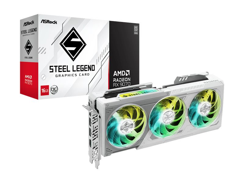 ASRock Grafikkarte Radeon RX 9070 Ste Legend 16 GB