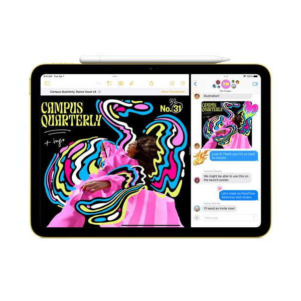 Apple iPad A16 2025 Cellular 256 GB Blau