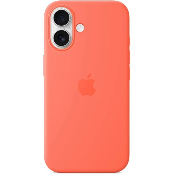 Apple Silicone Case mit MagSafe iPhone 16 Tangerine