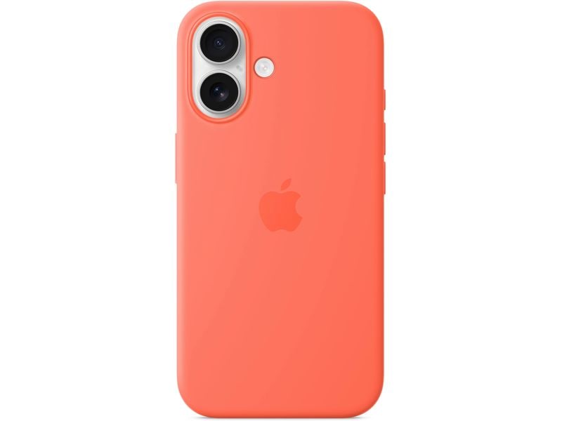 Apple Silicone Case mit MagSafe iPhone 16 Tangerine